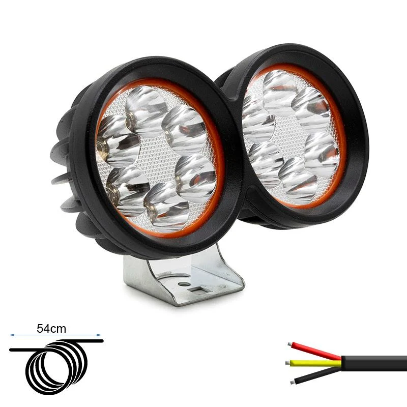 Phare avant à double foyer LED EWLM001 12/72V [Ewheel]