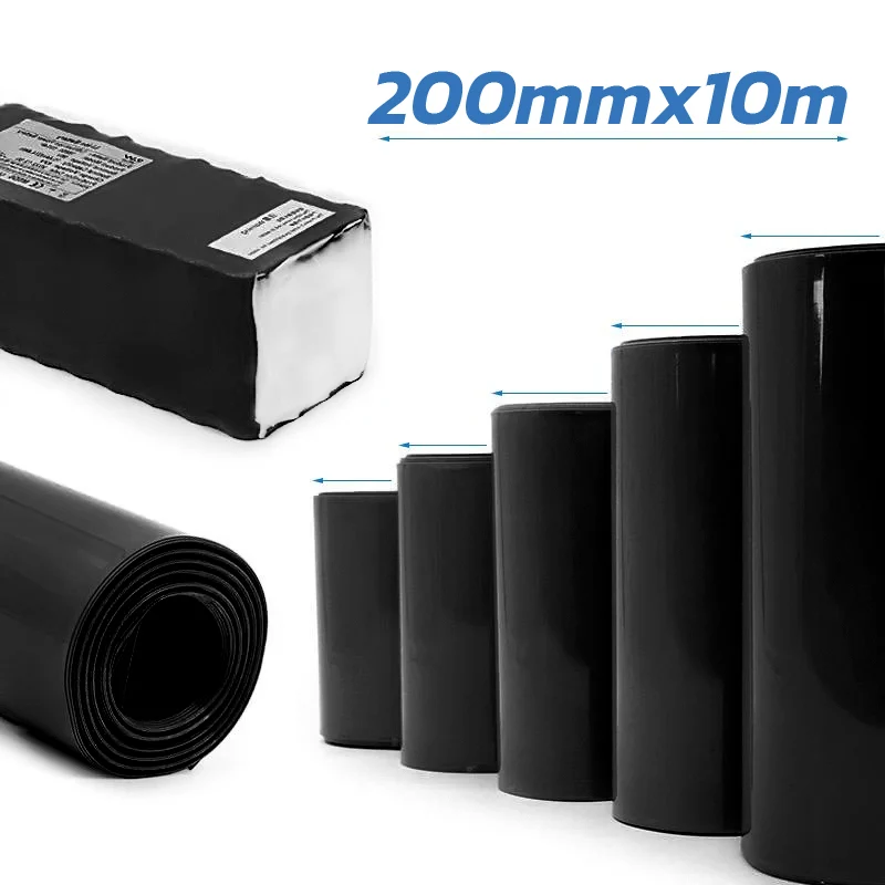Noir thermorétractable 200m 10M