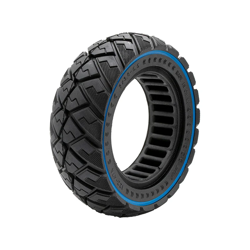 Pneu plein off-road 9x3-5,5 bleu