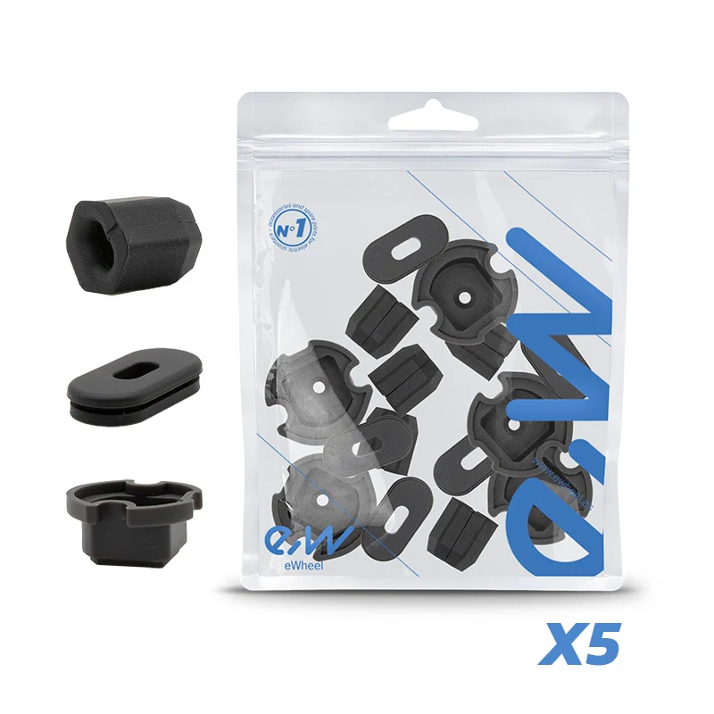 Bouchons en silicone noirs pour Xiaomi 4 Lite (2e génération) – lot de 5