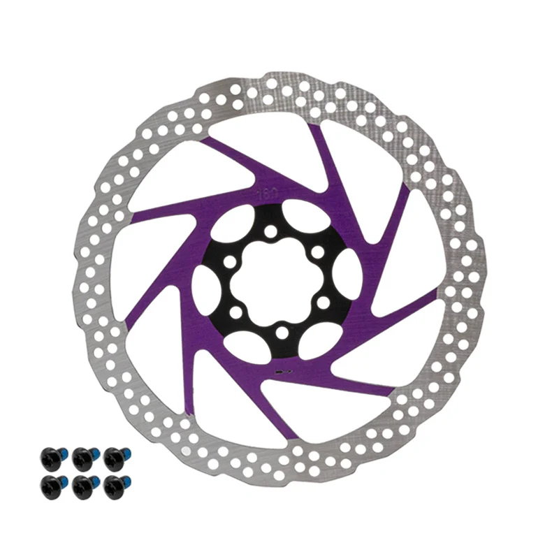 Disque de frein V2 6H 180mm Violet