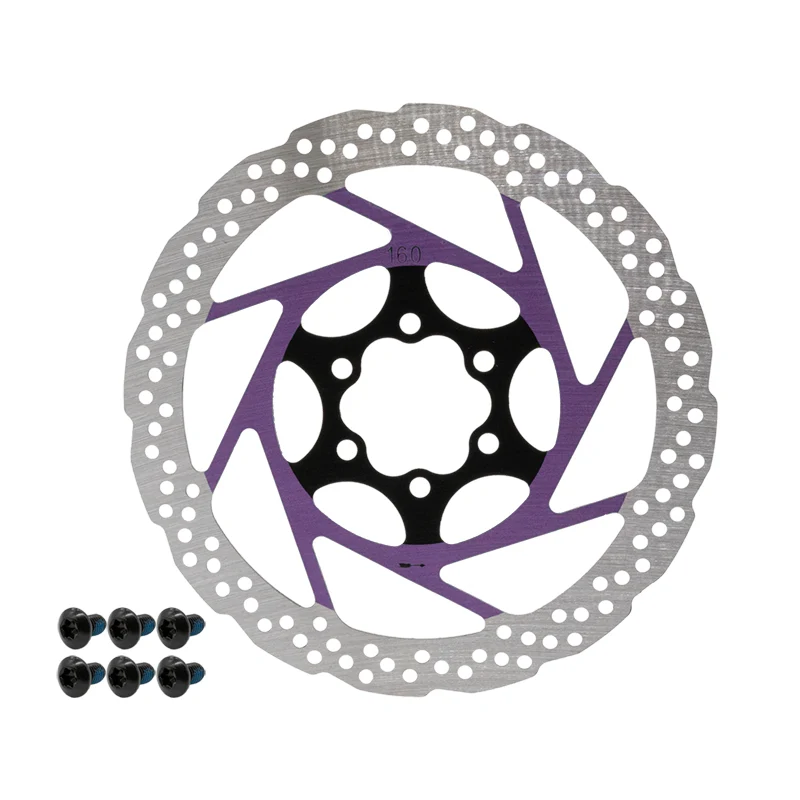 Disque de frein V2 6H 160mm Violet