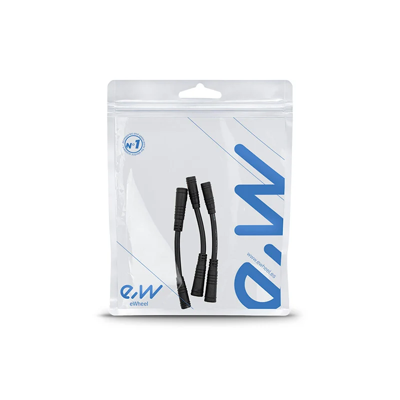 Adaptateur étanche M6 femelle vers M8 femelle (3 broches) – lot de 3