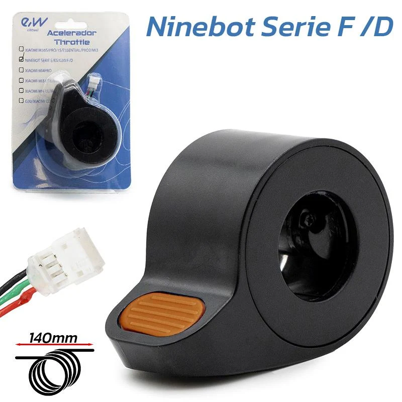 Accélérateur Ninebot série F et D orange - connecteur JST ZH