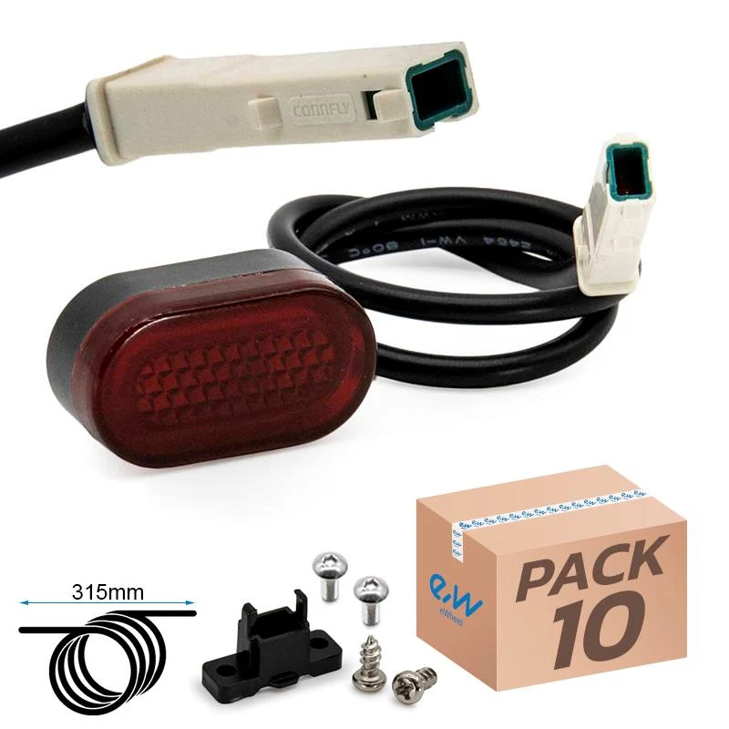 Lumière de garde-boue arrière 5-12V pour Xiaomi M365 et Pro - 10pcs