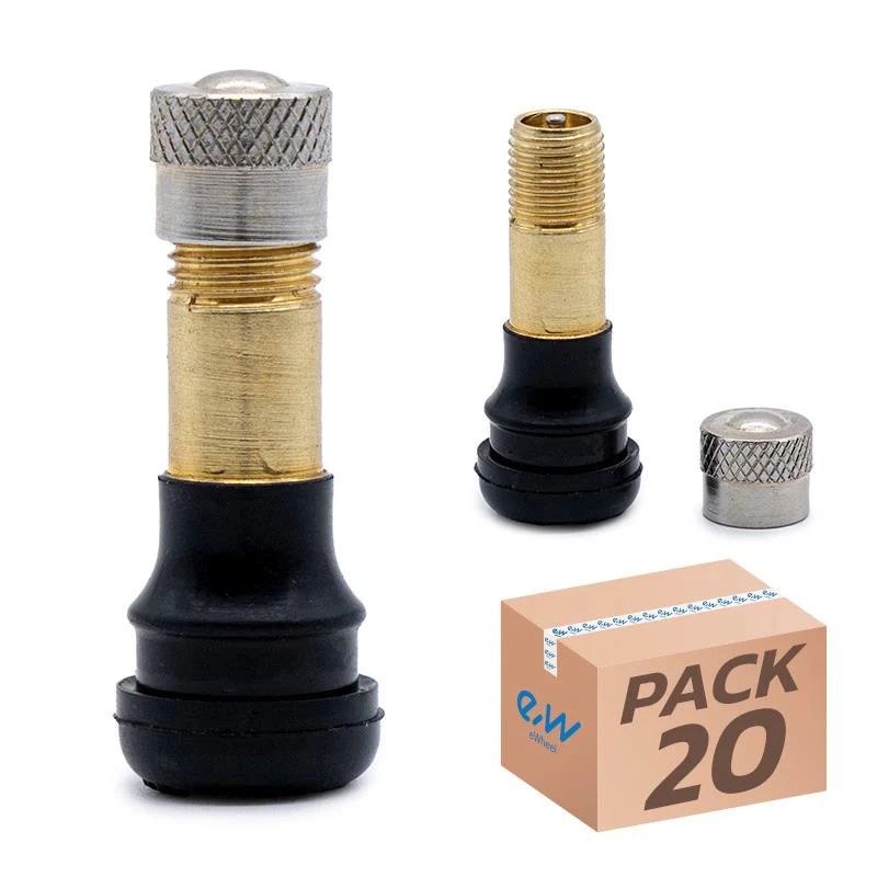Valve tubeless droite 32mm (joint de pression) - PVR40 - 20pcs