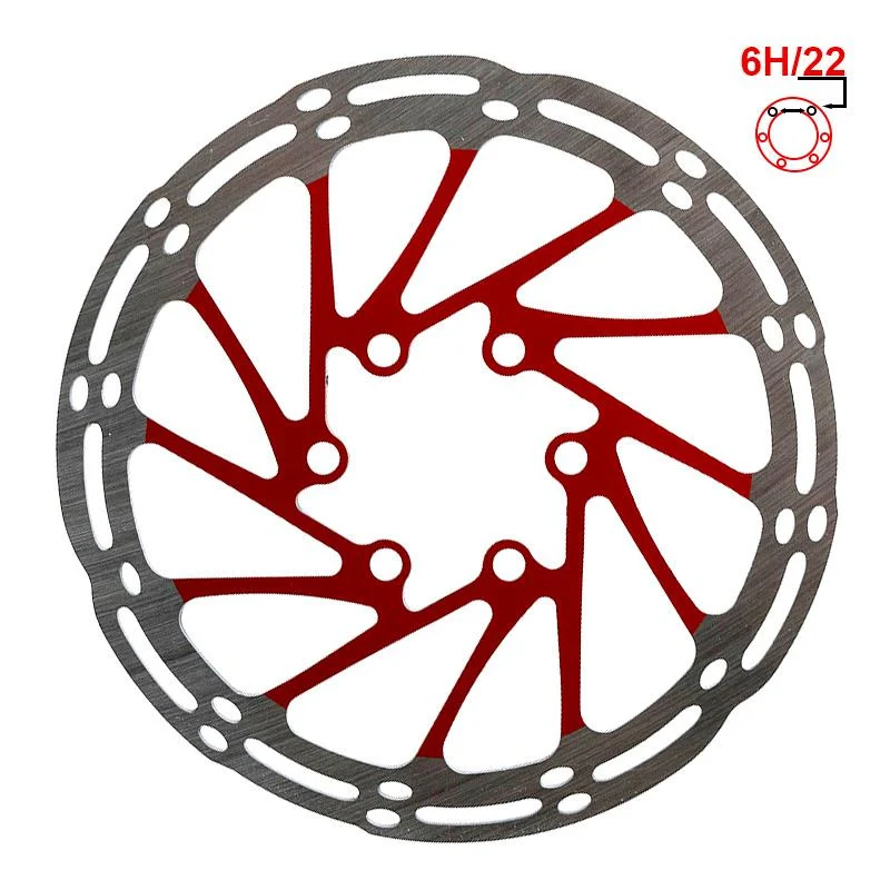 Disque de frein EWD002 140mm 6H rouge