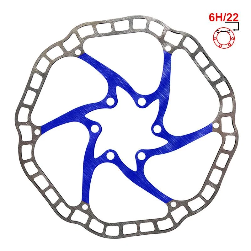 Disque de frein EWD001 140mm 6H bleu