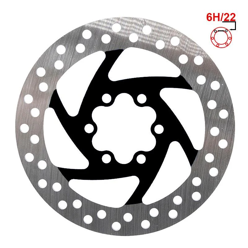 Disque de frein 120mm 6H noir