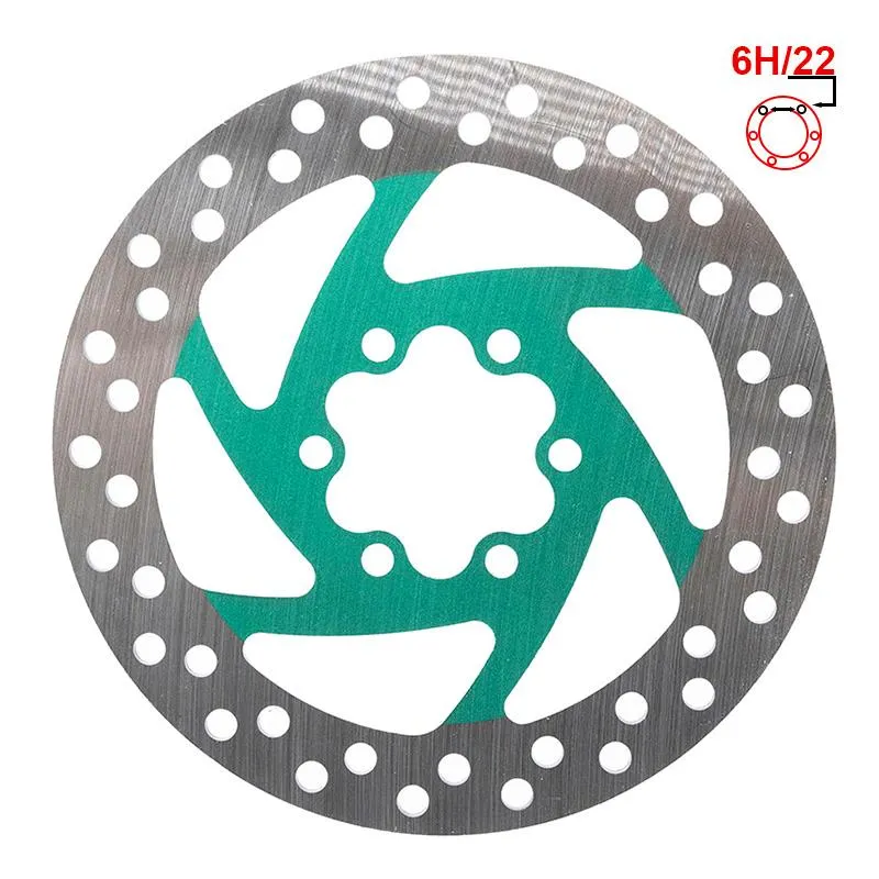 Disque de frein 120mm 6H vert