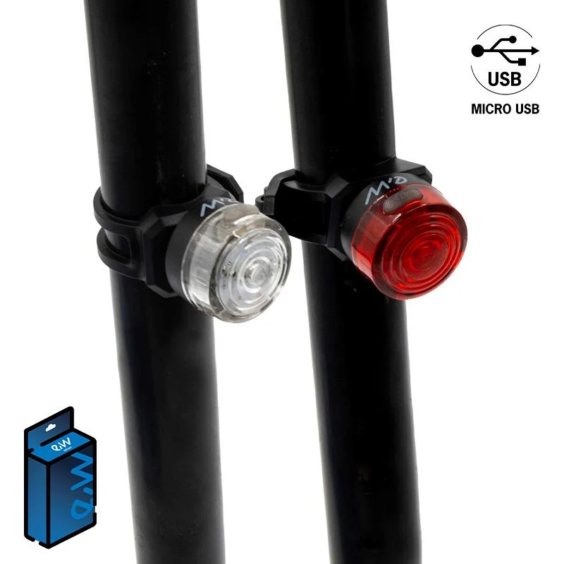 Kit de feux avant et arrière rechargeables EWL001