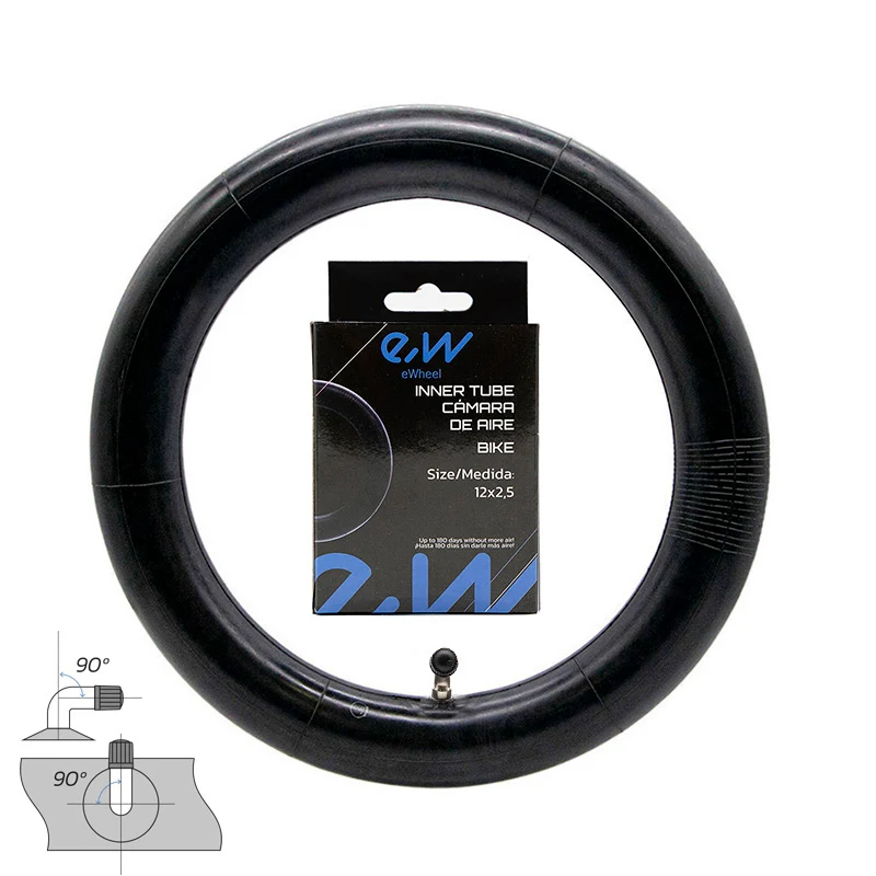 Chambre à air 12x (1,75 /2 /2,125) VC 90x90º Ewheel