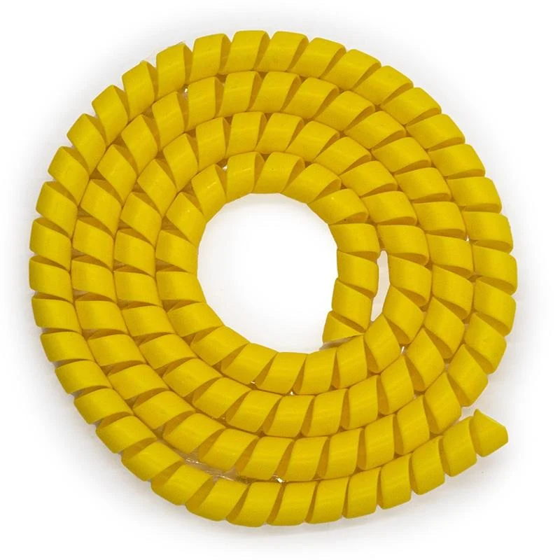 Gaine protége câbles jaune - 110cm