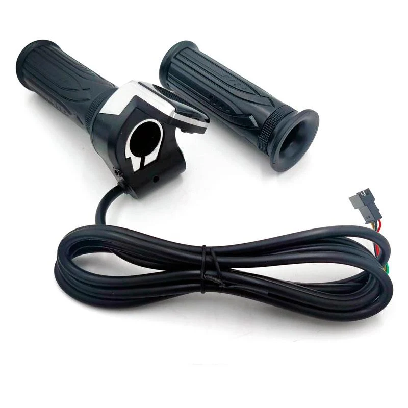 Accélérateur à main avec indicateur de batterie (36V) et bouton poussoir - Connecteur SM
