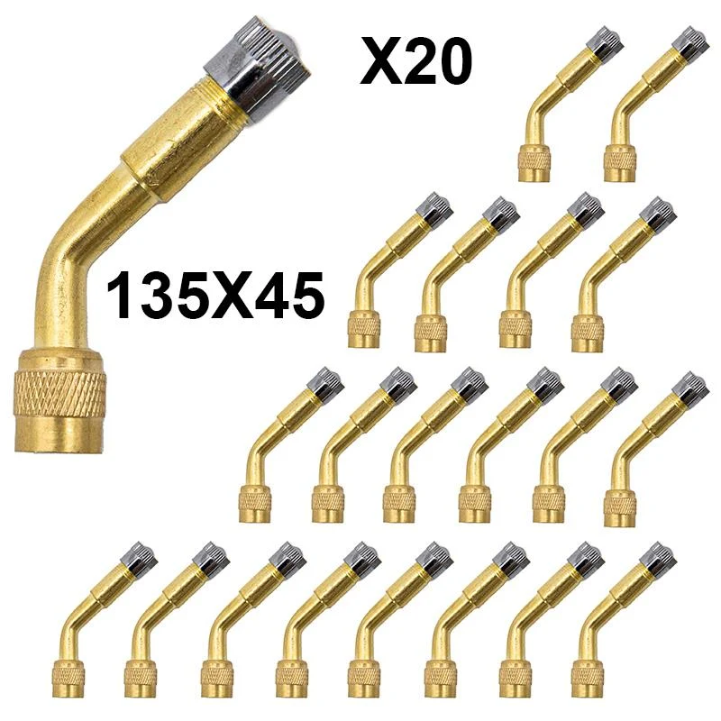 Valve d extension courbée 135° non-retour - 20 pcs
