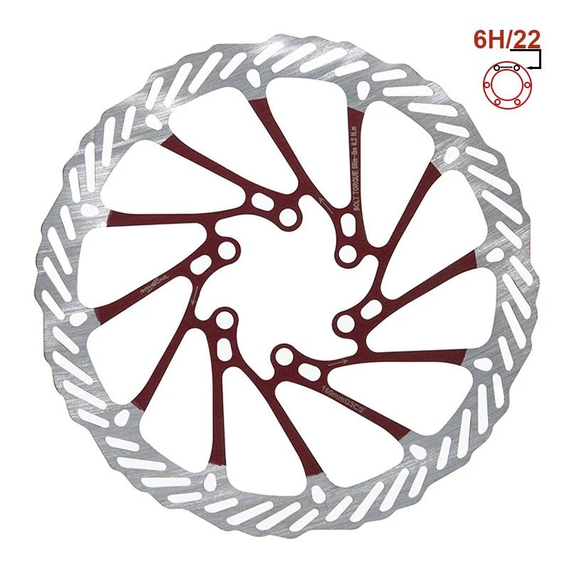 Disque de frein G3 160mm 6H rouge