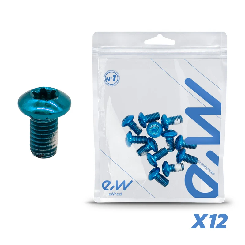 Vis bleue M5x10 pour disques de frein - 12 pcs.