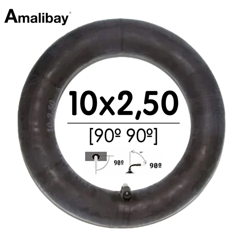 Chambre à air 10 × 2,5 valve 90º – Premium Amalibay