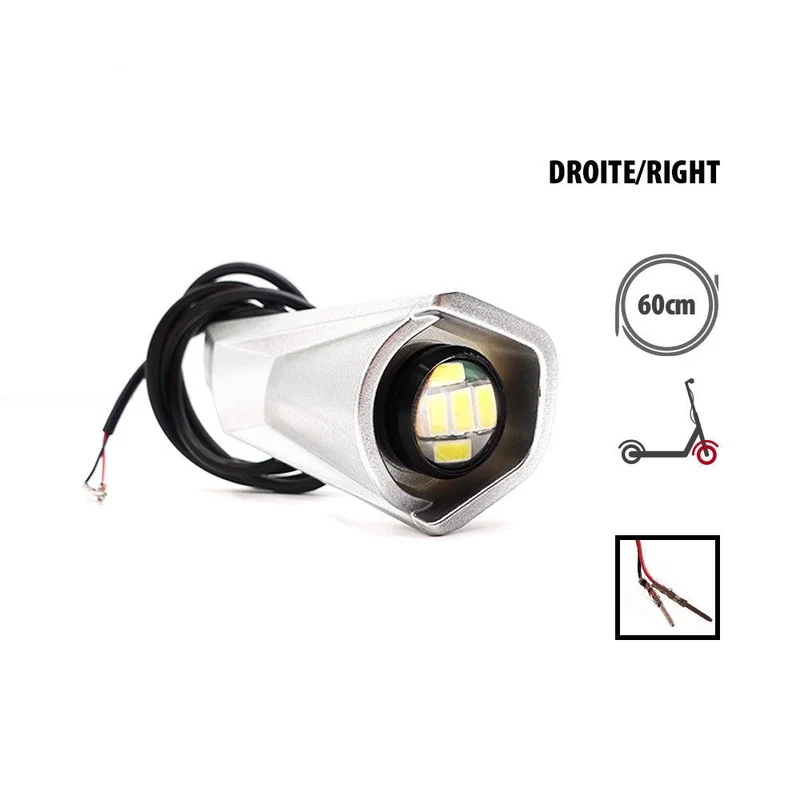 Plastique Avant Droit avec LED pour Trottinette Électrique Dualtron Togo