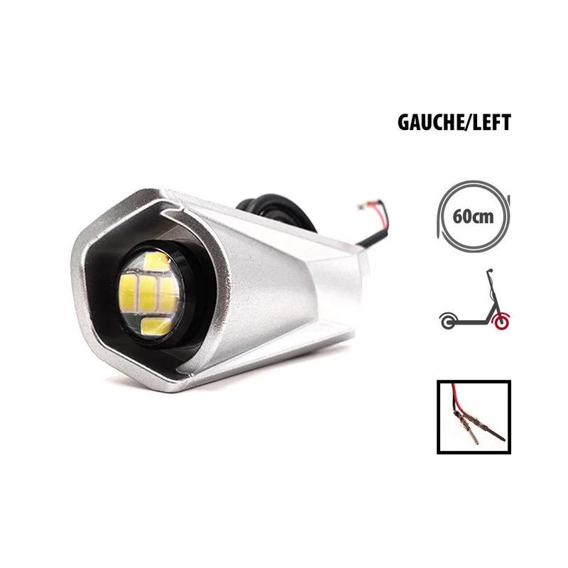 Plastique Avant Gauche avec LED pour Trottinette Électrique Dualtron Togo