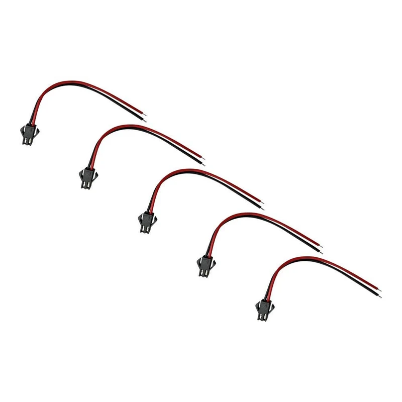 Câble Connecteur Prise JST 2 Pins Femelle x5 pcs pour Trottinette Électrique