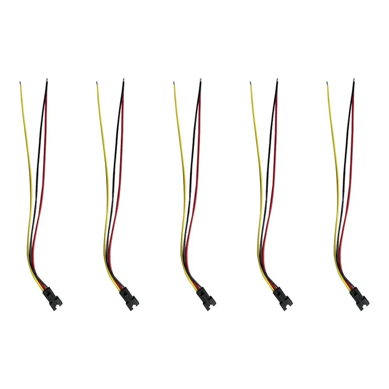 Câble Connecteur Prise JST 3 Pins avec Câble Mâle x5 pour Trottinette Électrique