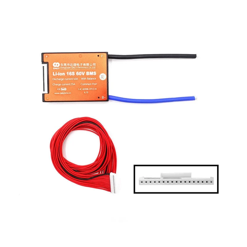 BMS Daly 60V 16S 50A pour Trottinette Électrique