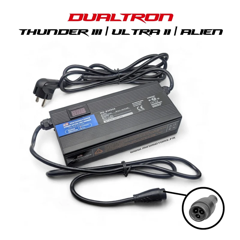 Chargeur rapide 83V pour Dualtron Alien, Thunder 3, Ultra 2, Storm