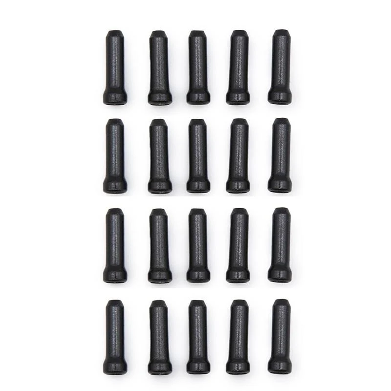 Arrêt de câble de frein noir - paquet de 20 pcs.