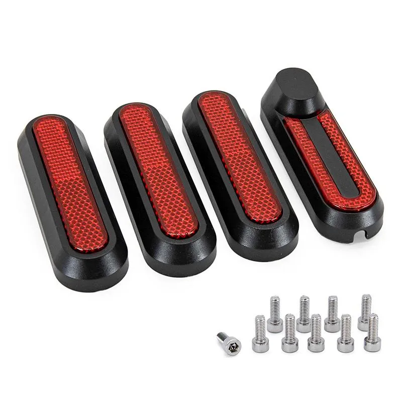 Catadioptre noir avec réflecteur rouge pour Xiaomi