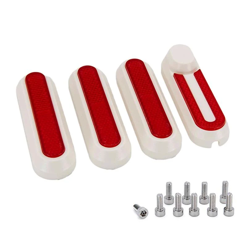 Catadioptre blanc avec réflecteur rouge pour Xiaomi