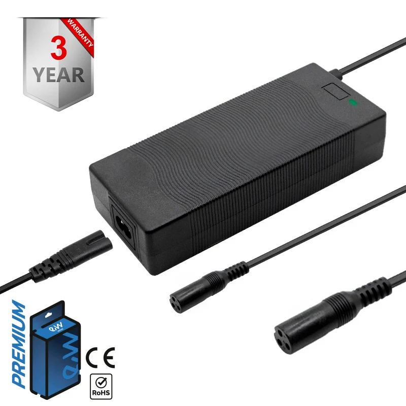 Chargeur premium 60v (sortie 66,4v) 2A connecteur Gx16 [Ewheel]