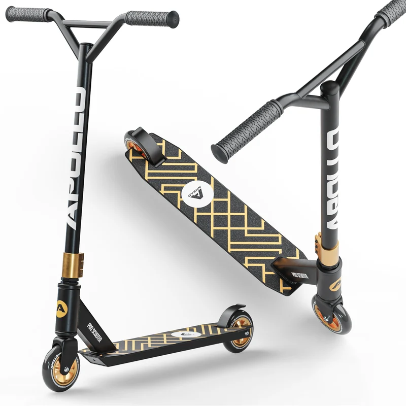 Trottinette Freestyle Genius Pro - Trottinette robuste avec roulement à billes ABEC 9