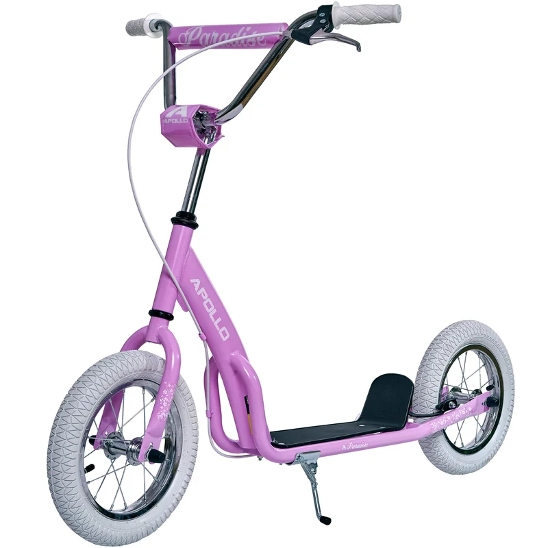 Trottinette Enfants Retro Paradise - Pneus Gonflables 12,5 Pouces
