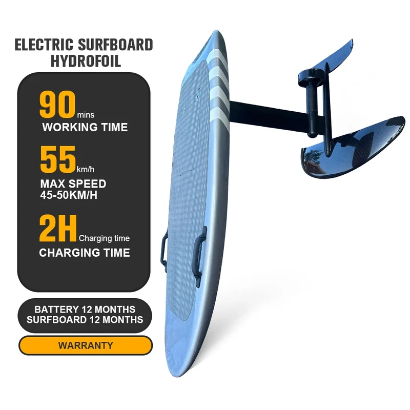 Planche de surf électrique carbone 50 km/h