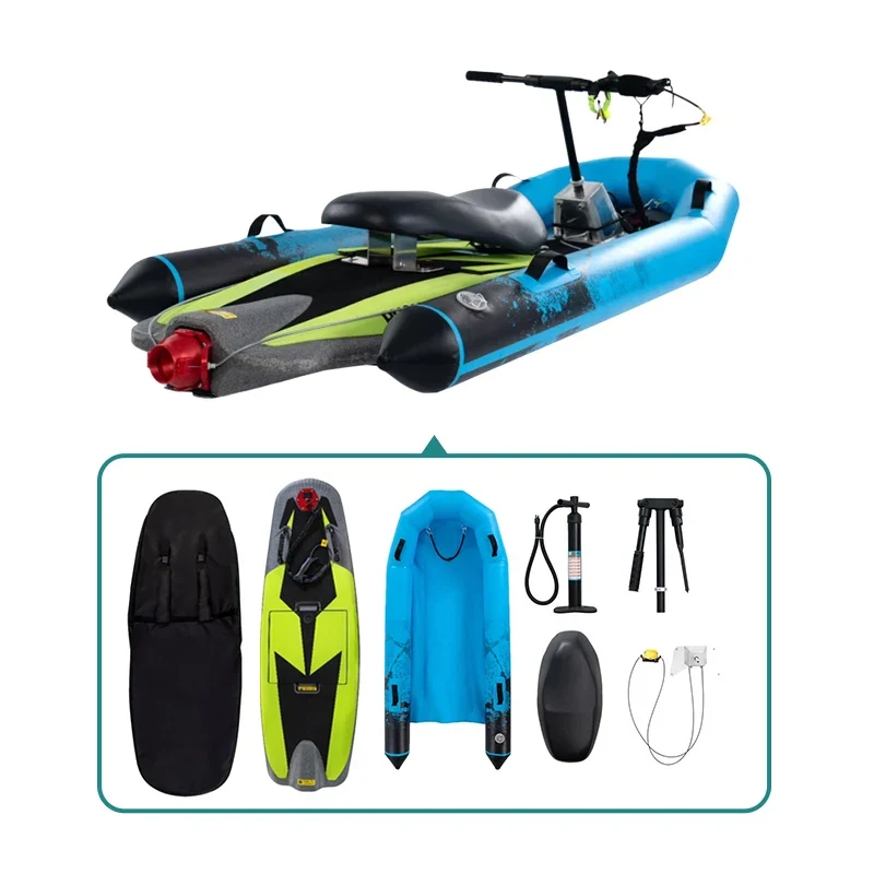Planche de surf électrique carbone avec flotteur