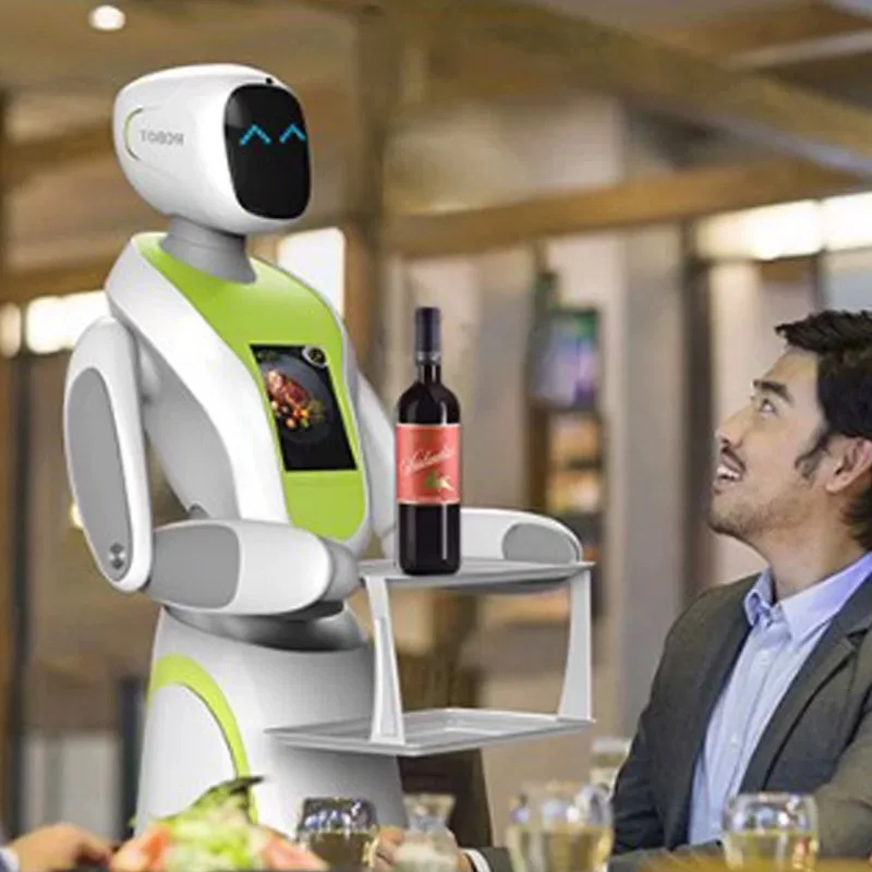 Robot Serveur Autonome JINYU SA-10-13 pour Restaurant | Livreur de Plats