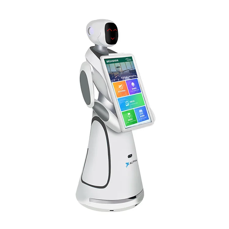 Robot Humanoïde d'Accueil Amy Plus avec Écran 21,5" | Service Client