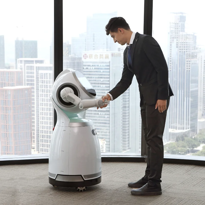 Robot de Service UBTECH Cruzr 1S – Guide Multilingue – Bras Articulés – Intelligence Artificielle – Idéal Hôtels, Aéroports, Centres Commerciaux