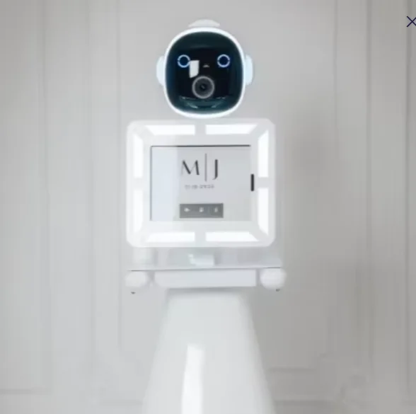 Robot Photobooth Rotatif 360° – MC-1061 MiCity – Télécommande Sans Fil – Boîtier Aluminium – Impression Instantanée – Idéal Mariages, Salons, Entreprises –