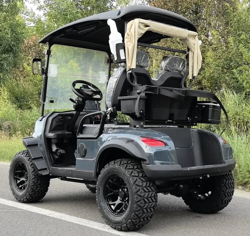 Voiturette golf électrique 2 places, vitesse 35 km/h
