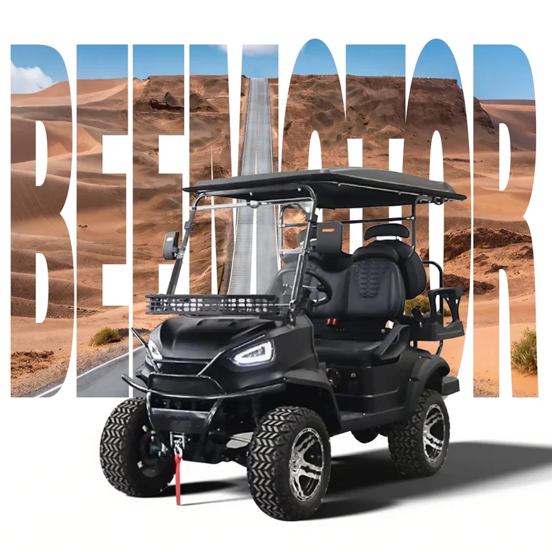 Buggy Golf Électrique 4 Places Tout‑Terrain 48V 4 kW
