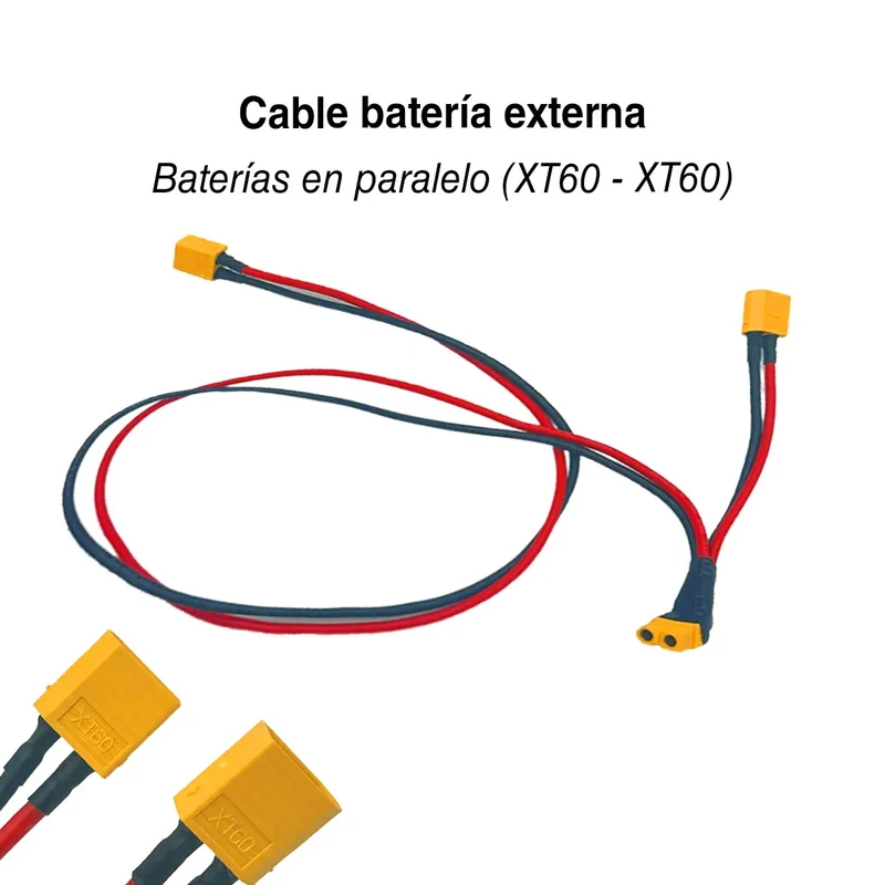 Câble pour batteries externes en parallèle connecteur XT60-XT60