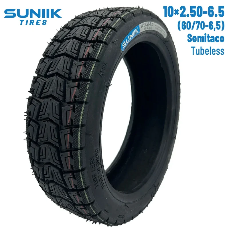 Pneu tubeless 10×2,5-6,5 -60/70-6,5 Suniik