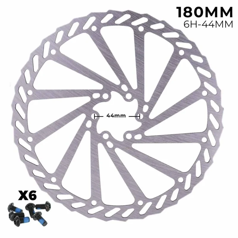 Disque de frein rayé 6 trous 180mm