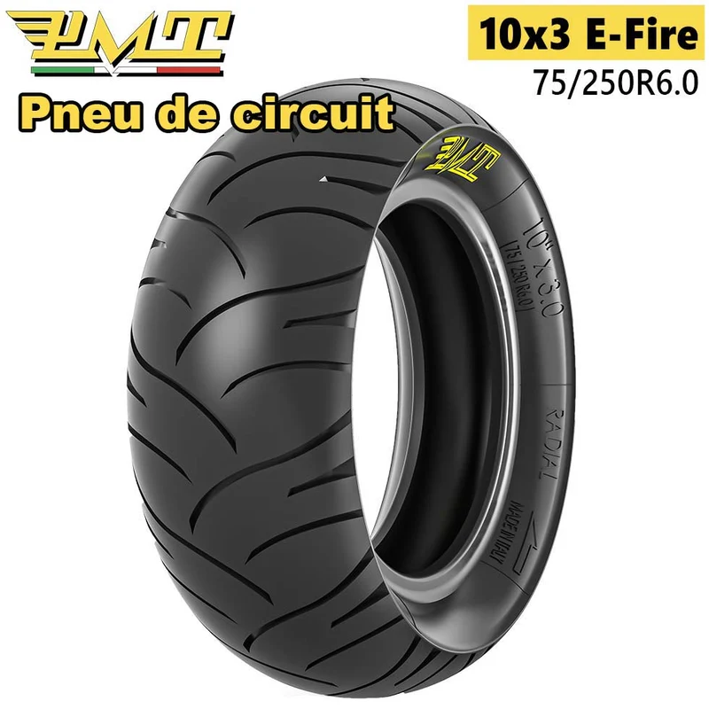 Pneu 75/250R6.0 (10″ x 3.0) E-Fire tubeless