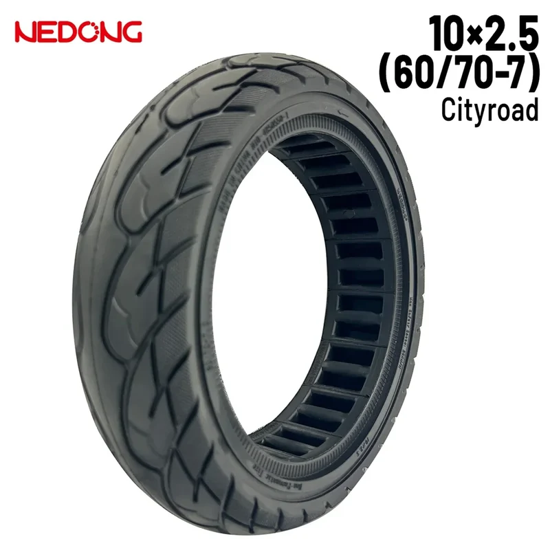 Pneu plein 10×2.5 60/70-7 Noir Nedong
