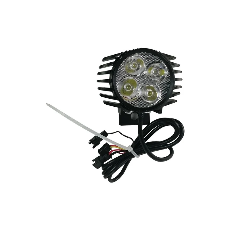 Lampe LED et klaxon avant noir (réf. SP-243)