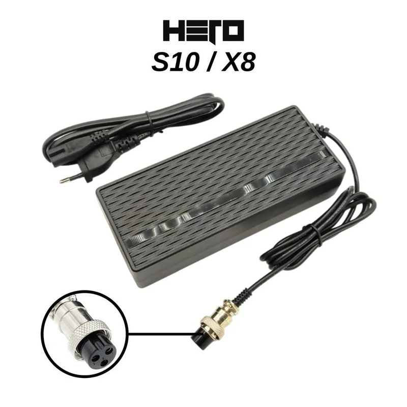Chargeur 54.6V 3A Pour Batterie 48V HERO S8 & S9