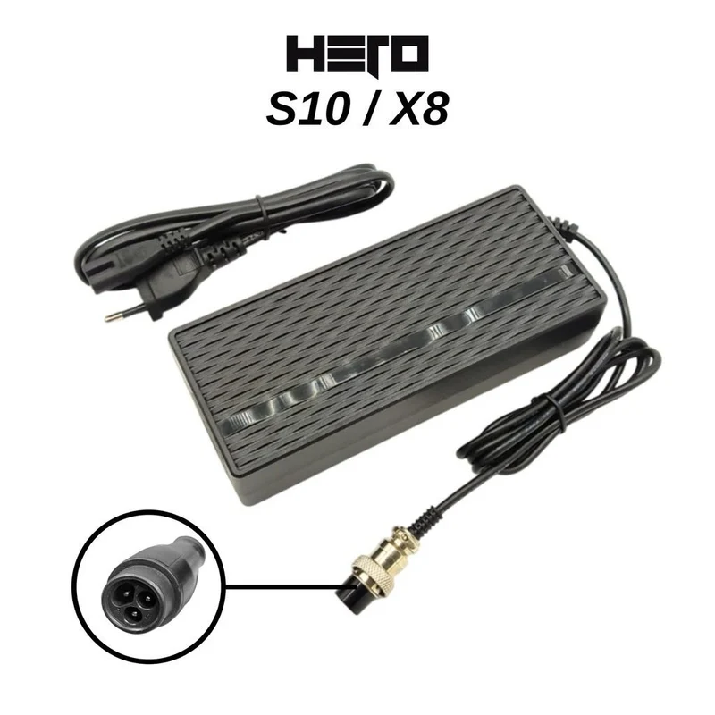 Chargeur 54.6V 2A Pour Batterie 48V HERO S8 & S9